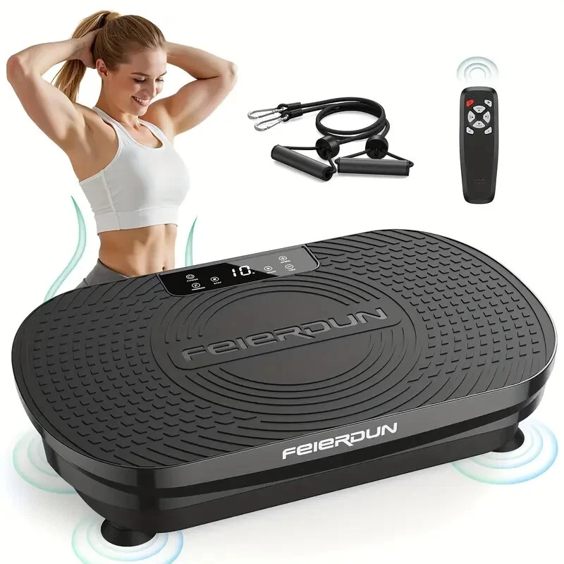 FEIERDUN Whole Body Vibration Plate 330 LBS Capacity, Multiple Modes for Toning Wellness