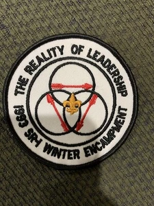 Mint 1993 OA Conclave  SR-1 Winter Encampment Patch Black Border - Picture 1 of 1