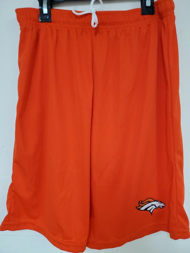 0724-1 Hombres NFL DENVER BRONCOS Poliéster Jersey Pantalones Cortos NUEVO NARANJA Foto 1 de 1