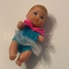 Vintage 1973 1985 Mattel Barbie Loving Happy Family Baby Krissy Infant Doll Blue