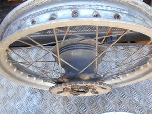 Yamaha YZ125c 1976 rear wheel. VMX - Picture 1 of 4