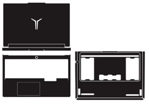 Carbon fiber Vinyl Sticker Skin Cover for Legion Pro 5i Gen 10 (16") 2025 Laptop - Afbeelding 1 van 33