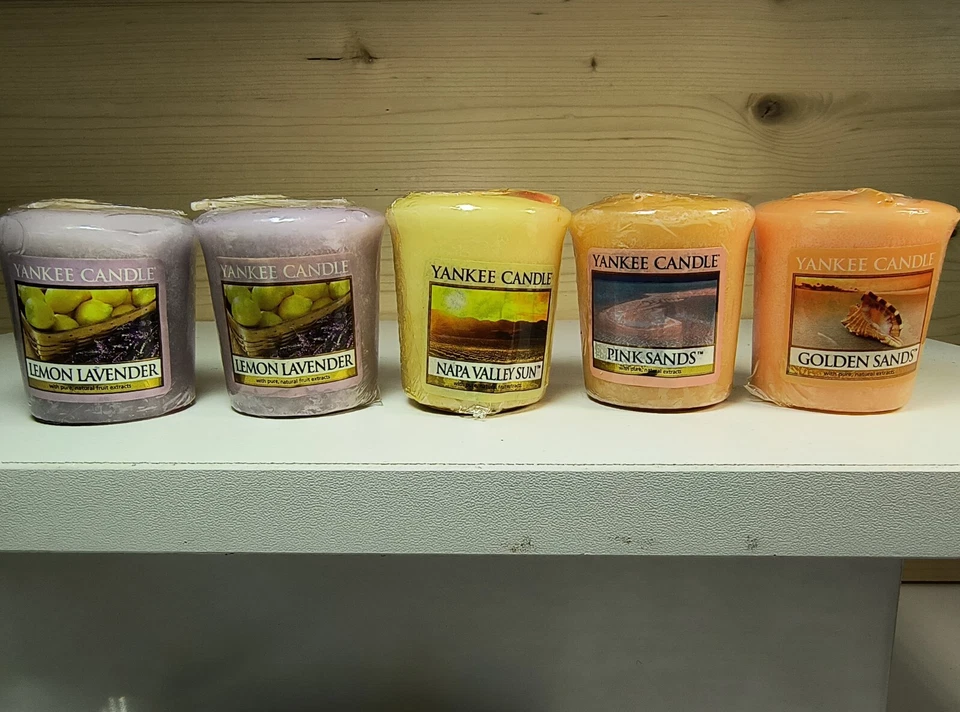 (5) Vela Yankee votiva limón lavanda valle de Napa sol rosa arenas doradas Foto 1 de 4