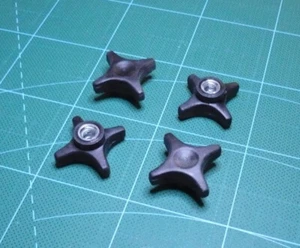 Kreuzgriffmutter Sternmutter Kreuzgriff M8 - 4 Stück - Bild 1 von 2