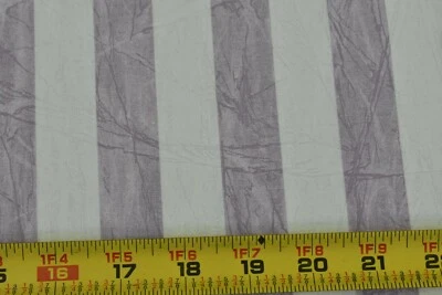 26" Long, Lavender & Cream Crackled Stripes on Quilt Cotton, P4983 - Image 1 of 4