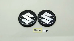 Suzuki A100 AC90 A50 B100 T20 TC250 T200 A90 AC50 Fuel Tank Emblem Badge Silver - Picture 1 of 5