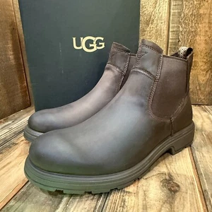 UGG BILTMORE CHELSEA BOOT HERREN US 13 WASSERDICHT LEDER ARBEIT, PLAY STOUT BRAUN - Bild 1 von 13