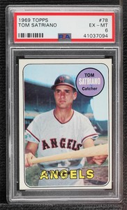 1969 Topps Tom Satriano #78 PSA 6