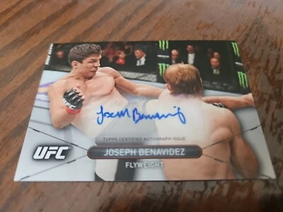 2015 Topps UFC High Impact Online Exclusive Autograph Card Joseph Benavidez Auto - Image 1 of 3