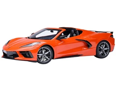 2020 CHEVROLET CORVETTE C8 STINGRAY SEBRING ORANGE 1/18 MODEL BY AUTOART 71283 - Image 1 of 4