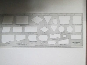 Klingelanlage - Fließdiagrammschablone 38-Y-3991A - Bild 1 von 2