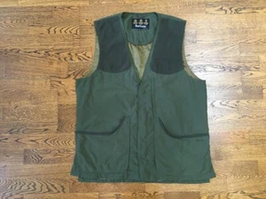 Men's Barbour T513 Linhope Waistcoat By Lord James Percy Green Vest - Size XL - Picture 1 of 7