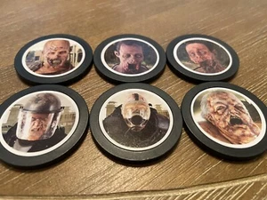 AMC THE WALKING DEAD TOKENZ VIRTUAL SET OF (6) #VR1-#VR6 - Picture 1 of 2