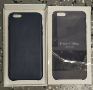 Original OEM Apple Blue Leather Case For Apple iPhone 6S Plus *Read*