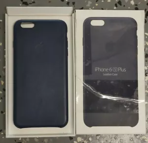 Original OEM Apple Blau Leder Case für Apple iPhone 6S Plus *lesen* - Bild 1 von 4