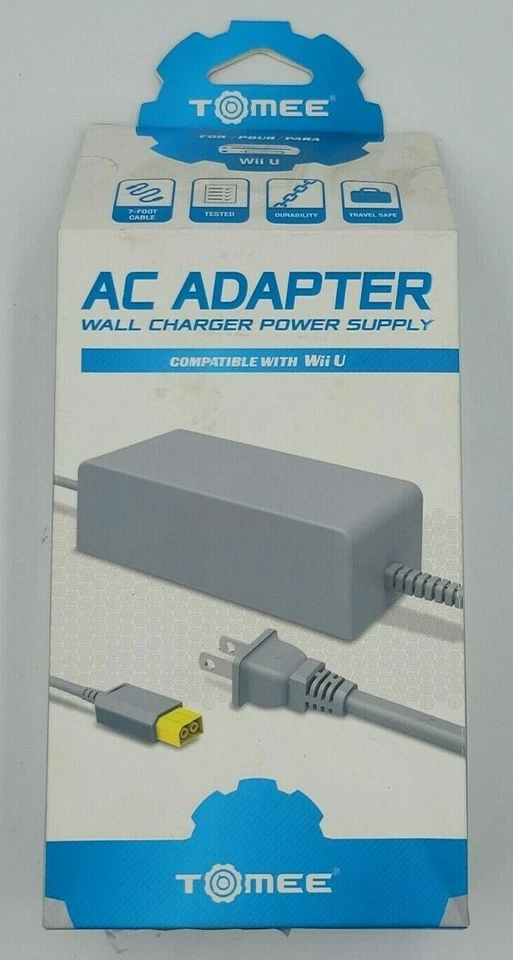 Tomee - AC Adapter - For Nintendo Wii U - New - Image 1 of 4
