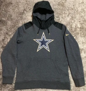 WWW New Authentic Dallas Cowboys NFL Nike Hoodie Sweat Shirt Jumper Mens Size L - Picture 1 of 13