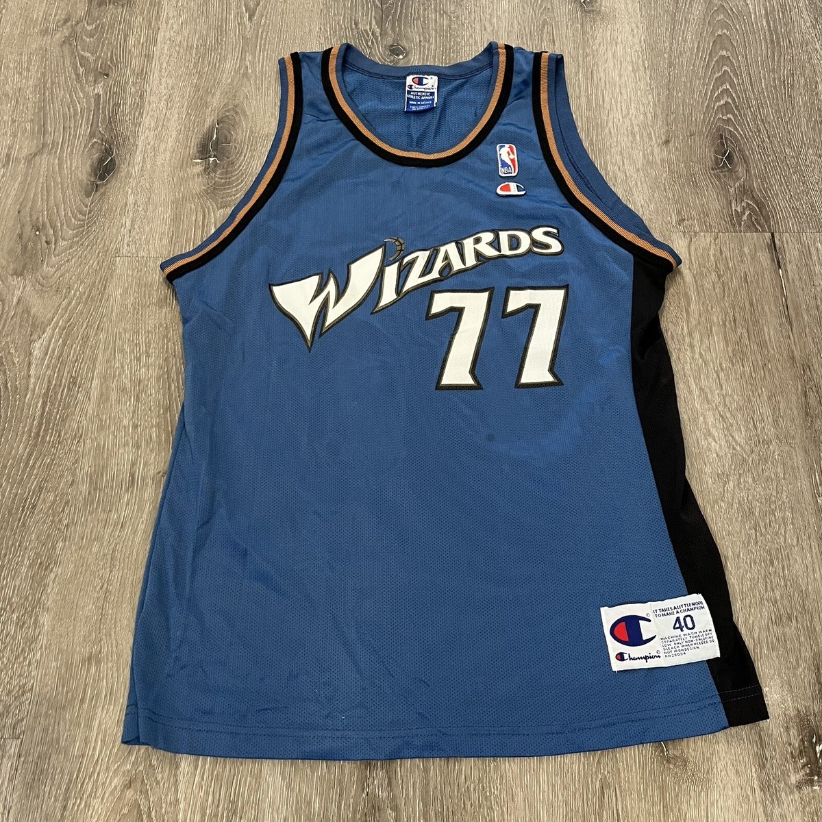 【値下げ可！】Jordan Wizards NBA ユニフォーム RARE🔥 Champion NBA Washington Wizards Michael Jordan Sz 52
