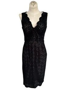 Abito donna BCBGMAXAZRIA nero lynnette con slip taglia 02 - Foto 1 di 10