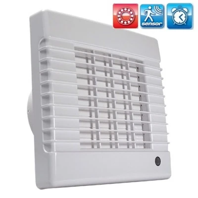 Badlüfter Kleinraumventilator NACHLAUF BEWEGUNGSSENSOR  dalap LVMZ 100 41108 - Bild 1 von 4