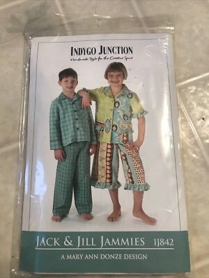 INDYGO JUNCTION IJ842 Jack and Jill Jammies Mary Ann Donze Design - Image 1 of 4