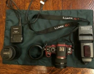 Panasonic LUMIX G1 Digital Camera - Red *Look At Description* - Picture 1 of 11