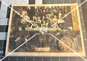 1910s Army Men in DRAG Man MADAM X Musical 345th Field Artillery Gay Int PHOTO - Picture 1 of 6