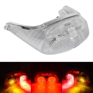 E-Mark Clear LED Integrated Blinker Taillight For YAMAHA YZF R6 RJ13 1999-2000 - Picture 1 of 11