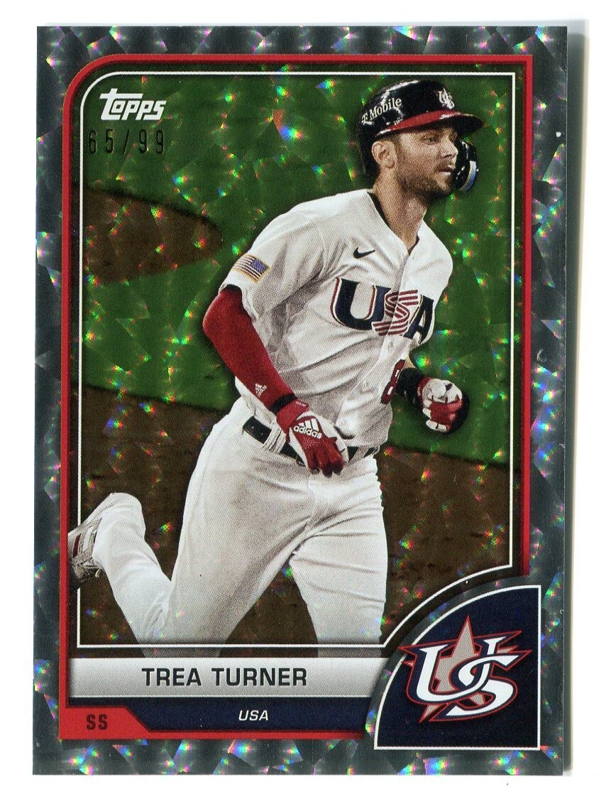 その他 topps WBC trea turner 1of1 auto 2023 Topps World Baseball Classic - Trea Turner #98 for sale