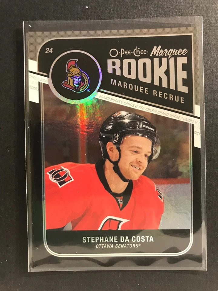 2011-12 O-Pee-Chee OPC Black Rainbow Marquee Rookie #568 Stephane Da Costa /100 - Image 1 of 1