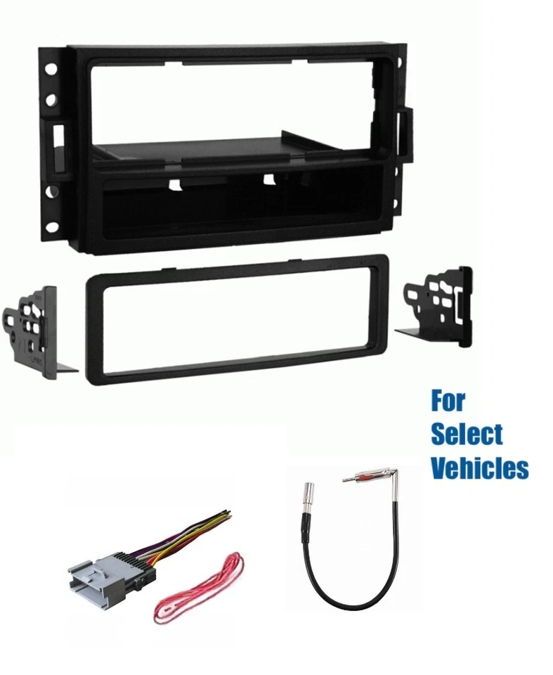 Kit de instalación de radio estéreo para automóvil 1 o 2 DIN arnés de cables para algunos GM Chevrolet Foto 1 de 1