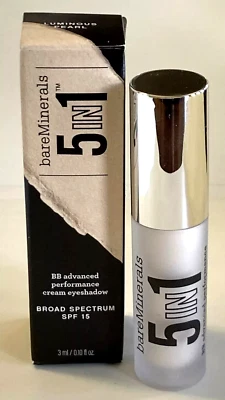 Sombra de ojos en crema BareMinerals Luminous Pearl 5 en 1 BB rendimiento avanzado Foto 1 de 2