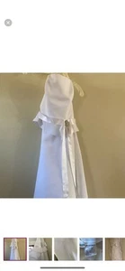 David’s Bridal NWT 2 piece white white size 4 wedding dress - Picture 1 of 6