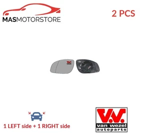 PAR DE CRISTALES ESPEJO RETROVISOR LHD SOLO VAN WEZEL 3768838 2 PIEZAS P PARA OPEL VECTRA C - Imagen 1 de 5