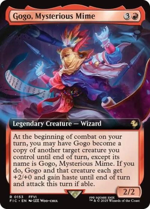 Gogo, Mysterious Mime (Extended Art) -Foil Near Mint MTG - Image 1 of 1