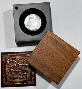 2016 Australia 1 Dollar Dirk Hartog Landing 0.9999 Silver Proof High Relief Coin - Picture 1 of 10