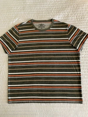 American Rag Men’s T-shirt, Sz XXL, Multicolor Stripes, Short Sleeve, Crew, - Image 1 of 4