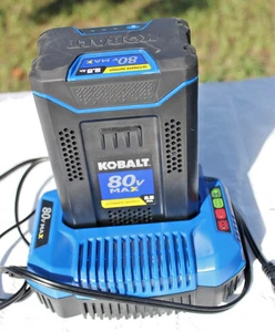 Genuine 80v Kobalt 2.5ah Lithium-ion Battery Model: KB 2580-06 W/ Charger TESTED - Picture 1 of 10