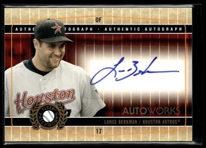 2005 Fleer Patchworks Autoworks Lance Berkman Auto Houston Astros #AW-LB - Picture 1 of 2