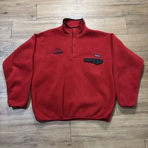 Vintage 90's Patagonia # 25450 Synchilla Snap-T Pullover Men's XL Made In USA - Picture 1 of 9