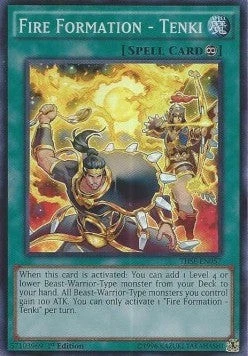 YuGiOh Fire Formation - Tenki THSF-IT057 Super Rare Italienisch Neu 1st - Bild 1 von 2