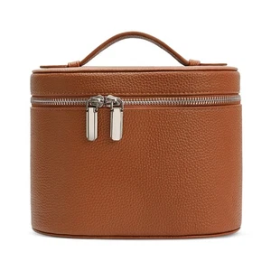 Cosmetic Case, Leather Makeup Bag, Portable Handheld Makeup Case, Detachable ... - Picture 1 of 6