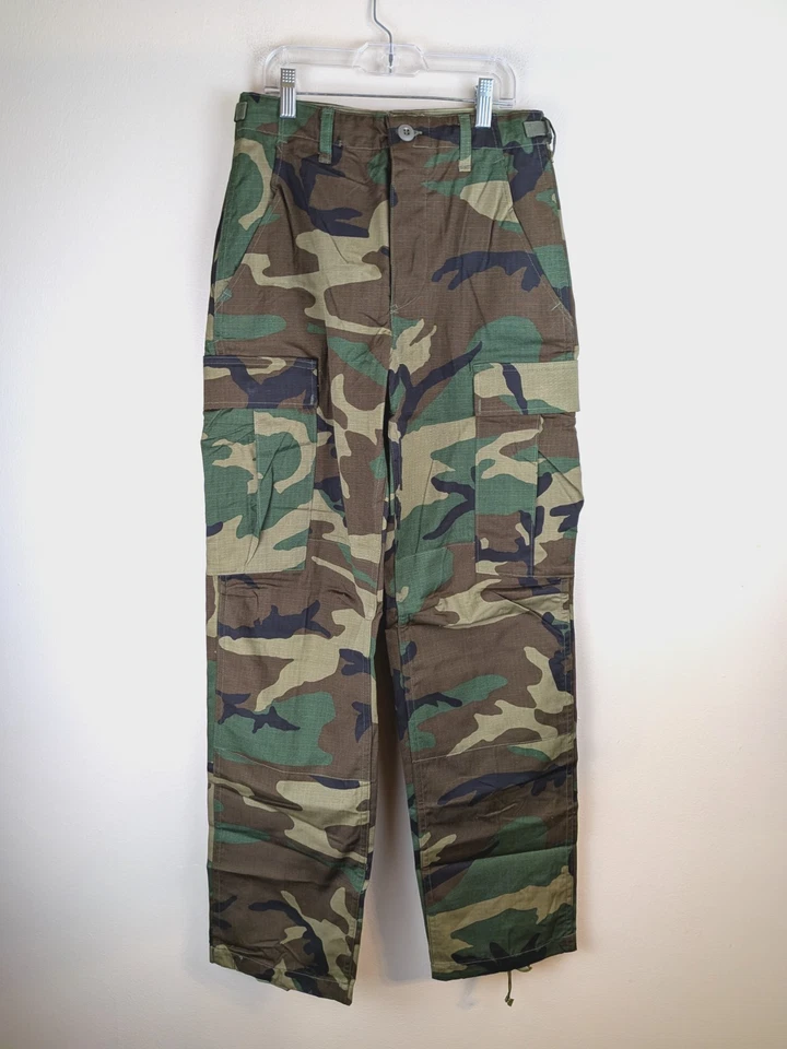 VTG NOS U.S. Military BDU woodland camo pants 1986-1990 - Image 1 of 1