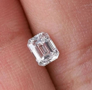 1.75 Ct Lab Grown CVD Diamond Emerald Cut D Color, IF Certified Loose Diamond - Picture 1 of 4