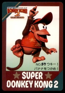 Super Konkey Kong 2 1996 Nintendo Bandai Woohoo! ¡Coge el plátano! Japón #57 - Imagen 1 de 2