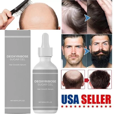 1-5 piezas gel de azúcar desoxirribosa crecimiento del cabello, suero desoxirribosa para la pérdida del cabello 60 ml Foto 1 de 4