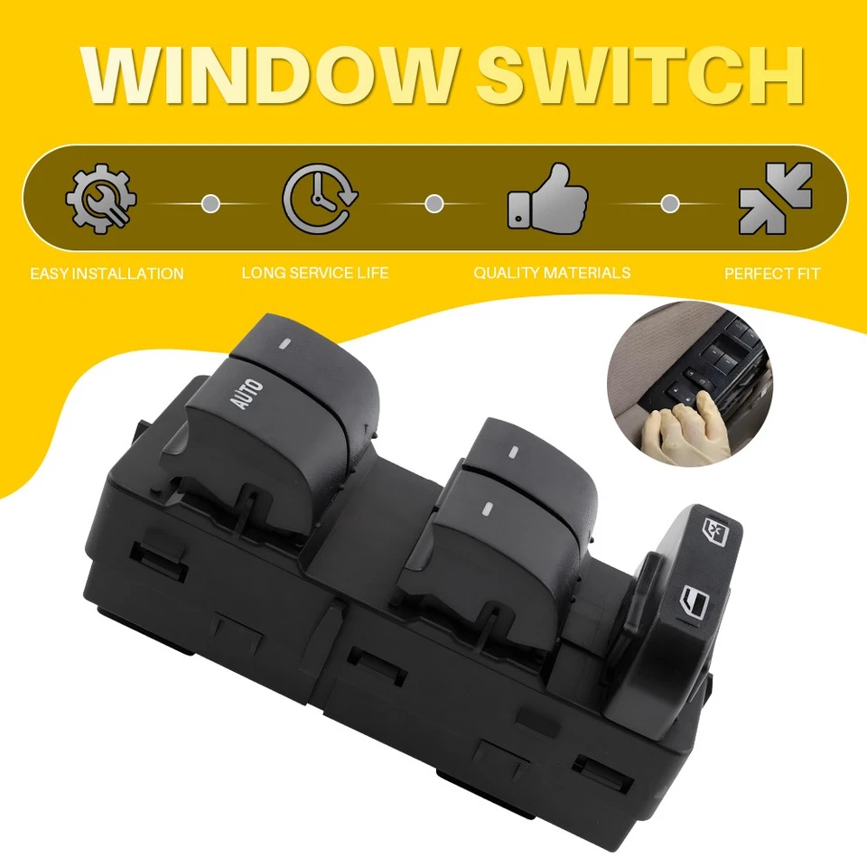 Interruptor de ventana eléctrica del conductor para Ford Fusion 2007-2009/Mercury Milán 2006-2007 EAH Foto 1 de 4