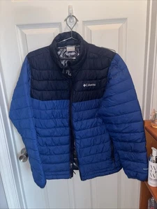 Columbia Puffer Jacket Herren M Omni Heat Blue Jacke Top Zustand - Bild 1 von 8