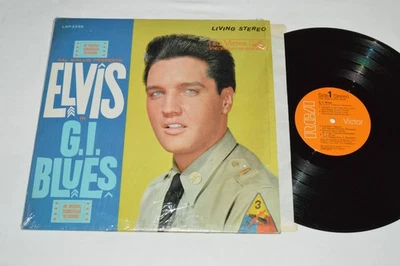 ELVIS PRESLEY G.I. Blues LP RCA Victor LSP-2256 Orange Label Canada VG/NM Shrink - Image 1 of 4