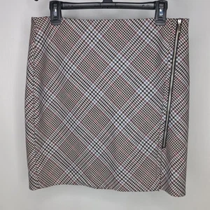White House Black Market Rock Mini Größe 6 (32" Taille) Reißverschluss gefüttert - Bild 1 von 8